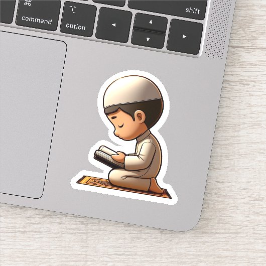 Motivatie islamitisch gebed voor islamitische Kind Sticker (Detail)