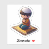 Motivatie islamitisch gebed voor islamitische Kind Sticker (Vel)