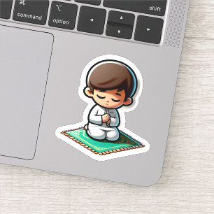 Motivatie islamitisch gebed voor islamitische Kind Sticker