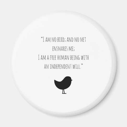 Motivatie Jane Eyre magneet (Voorkant)