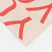 Motivatie: je bent speciaal fleece deken (Hoek)