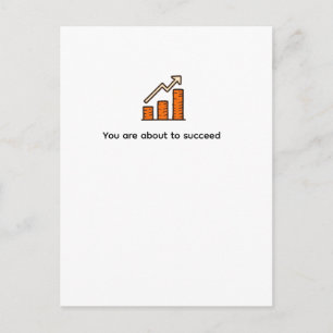 Motivatie Je Staat Op Het Punt Om Te Slagen Aangep Briefkaart