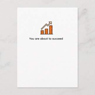 Motivatie Je Staat Op Het Punt Om Te Slagen Aangep Briefkaart