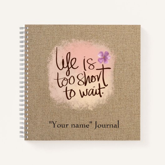 Motivatie journaal notitieboek (Voorkant)