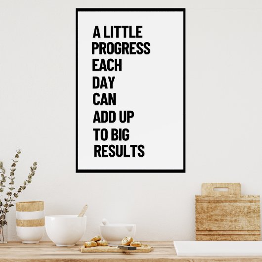 Motivatie Kantoor-inrichting Poster (Keuken)