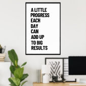 Motivatie Kantoor-inrichting Poster (Thuiskantoor)