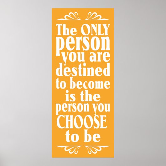 Motivatie KEUZE aangepast poster kleur (Voorkant)