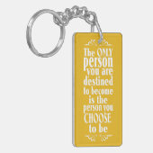 Motivatie KEUZE aangepaste kleur sleutelhanger (Voorkant Links)