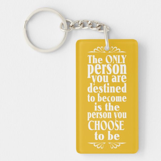 Motivatie KEUZE aangepaste kleur sleutelhanger (Voorkant)