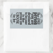 Motivatie KEUZE aangepaste kleur stickers (Tas)