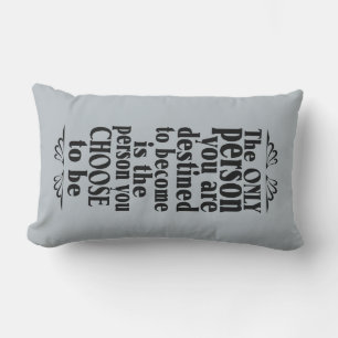 Motivatie KEUZE aangepaste kleur & tekst kussen