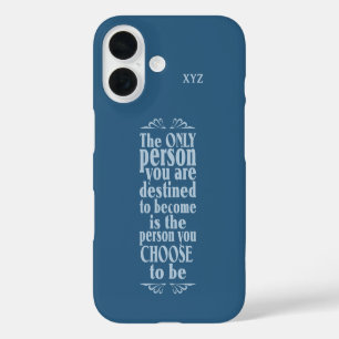 Motivatie KEUZE aangepaste monogram-hoesjes iPhone 16 Hoesje