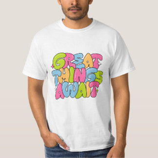 Motivatie Kleurrijke bubbel T-shirt