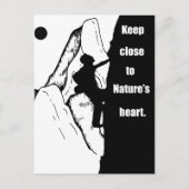 Motivatie klimmen briefkaart (Voorkant)