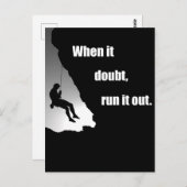 Motivatie klimmen briefkaart (Voorkant / Achterkant)