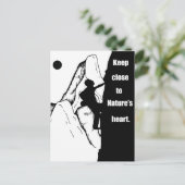 Motivatie klimmen briefkaart (Staand voorkant)