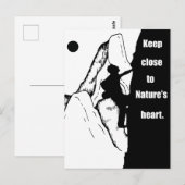 Motivatie klimmen briefkaart (Voorkant / Achterkant)