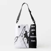 Motivatie klimmen crossbody tas (Achterkant)