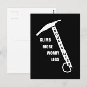 Motivatie klimmen gezegde briefkaart (Voorkant / Achterkant)