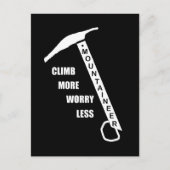 Motivatie klimmen gezegde briefkaart (Voorkant)