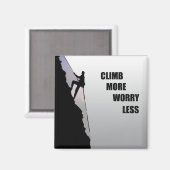 Motivatie klimmen gezegde magneet (Voorkant / Achterkant)