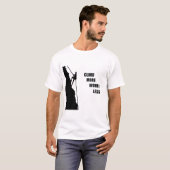 Motivatie klimmen gezegde t-shirt (Voorkant volledig)
