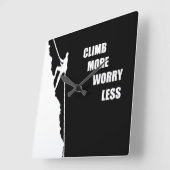 Motivatie klimmen gezegde vierkante klok (Hoek)