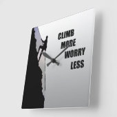 Motivatie klimmen gezegde vierkante klok (Hoek)