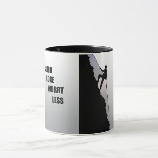 Motivatie klimmen mok (Midden)