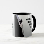 Motivatie klimmen mok (Voorkant rechts)