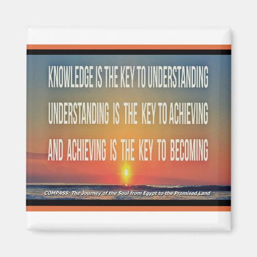 Motivatie koelkastmagneten magneet (Voorkant)