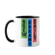 Motivatie koffie Mok: Brew Dreams Daily