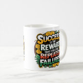 Motivatie Koffie Mok Kleurrijke Inspiratie Quote (Voorkant rechts)