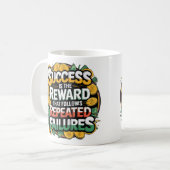 Motivatie Koffie Mok Kleurrijke Inspiratie Quote (Voorkant links)