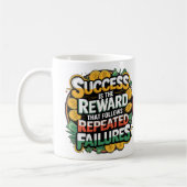 Motivatie Koffie Mok Kleurrijke Inspiratie Quote (Links)