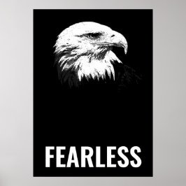 Motivatie komstkunst zonder pittige bald Eagle Poster