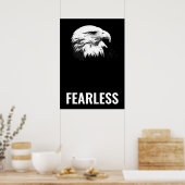 Motivatie komstkunst zonder pittige bald Eagle Poster (Keuken)