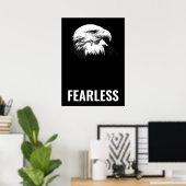 Motivatie komstkunst zonder pittige bald Eagle Poster (Thuiskantoor)