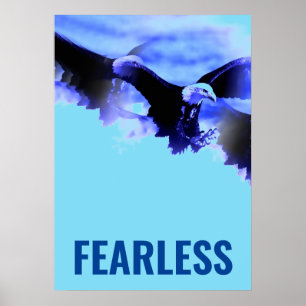 Motivatie komstkunst zonder pittige bald Eagle Poster