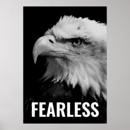 Motivatie komstkunst zonder pittige bald Eagle Poster