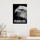Motivatie komstkunst zonder pittige bald Eagle Poster (Keuken)