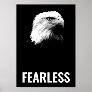 Motivatie komstkunst zonder pittige bald Eagle Poster