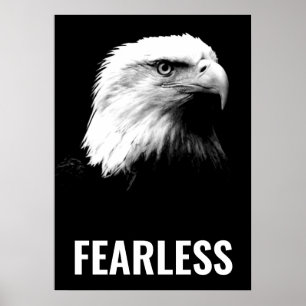 Motivatie komstkunst zonder pittige bald Eagle Poster