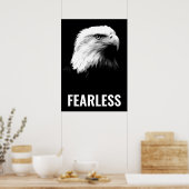 Motivatie komstkunst zonder pittige bald Eagle Poster (Keuken)