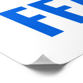 Motivatie komstkunst zonder pittige bald Eagle Poster (Hoek)