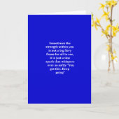 MOTIVATIE KRACHTCITATEN GEVEN NOOIT DE KAART OP (Gele Bloem)