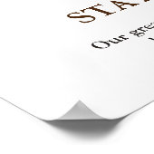 Motivatie kunstwerk in Bald Eagle Poster (Hoek)