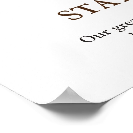 Motivatie kunstwerk in Bald Eagle Poster (Hoek)