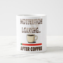 Motivatie laden... na de koffie grote koffiekop