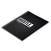 Motivatie laptop: Hustle Notitieboek (Linkerzijde)